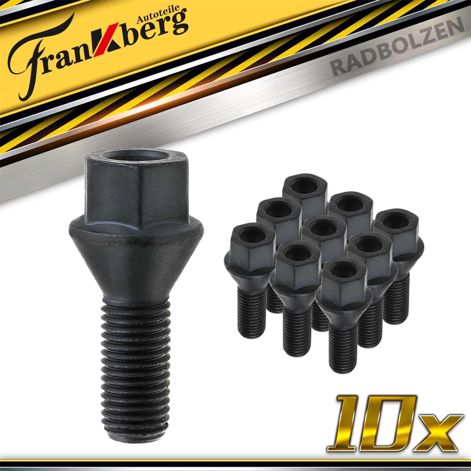 Lot De 20 Boulons De Roue M12 X 1,5 40 Mm Pour Jantes En Aluminium Mercedes