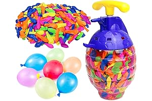 Kiddie Play Water Balloons with Filler Pump (500 Balloons)