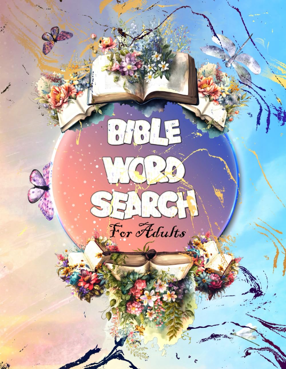 Bible Word Search for Adults: Inspirational and Motivational Christian Activity Book with Verses