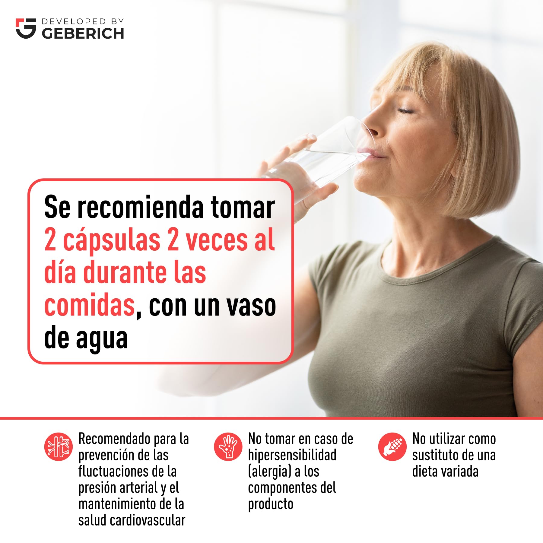 Vitacardin – Apoyo a la Salud Cardiovascular – Mantiene la Presión Arterial Normal – con Arándano Rojo, Coenzima Q10 – 40 Cápsulas – Complemento Alimenticio