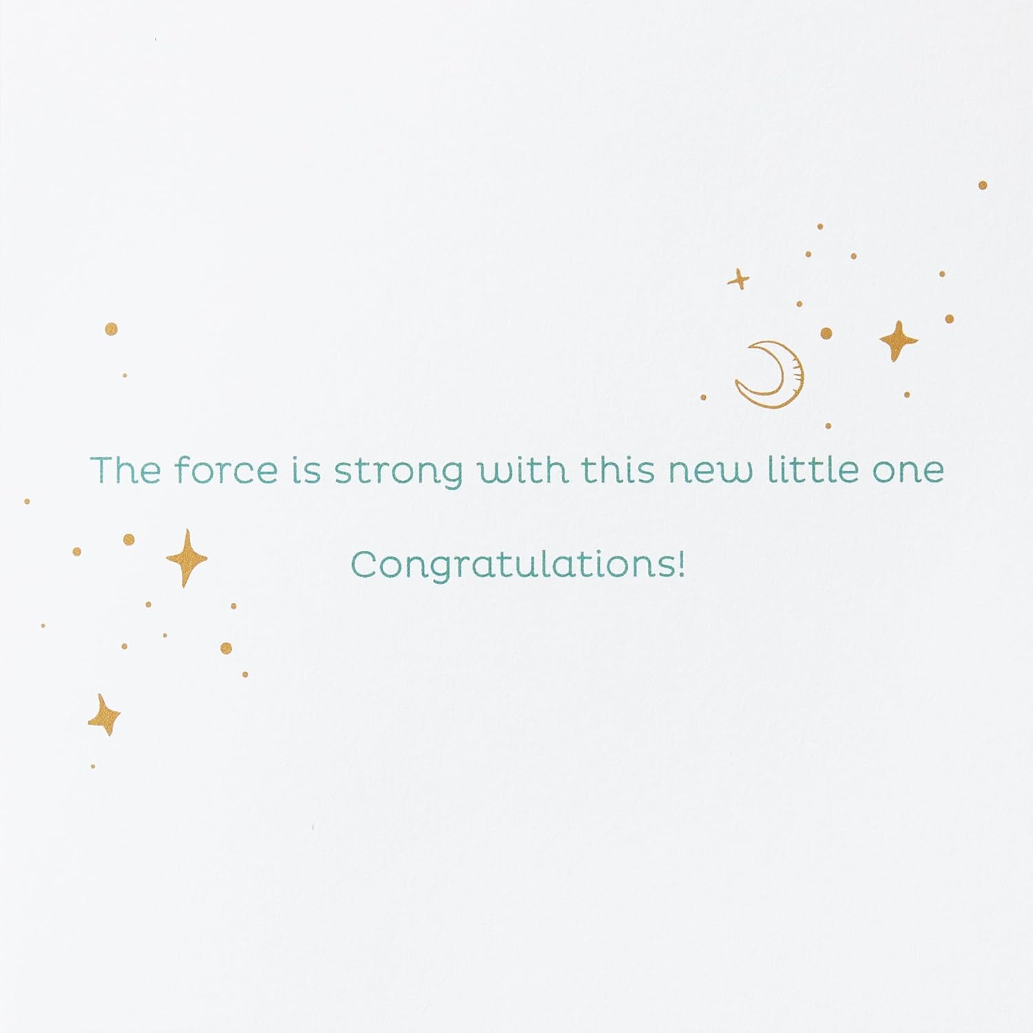 Papyrus Star Wars Baby Shower Card (The Force is Strong) image 3