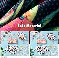 Vista 4 de Aalizzwell Traje de baño bikini de 2 piezas con sombrero para bebé niña