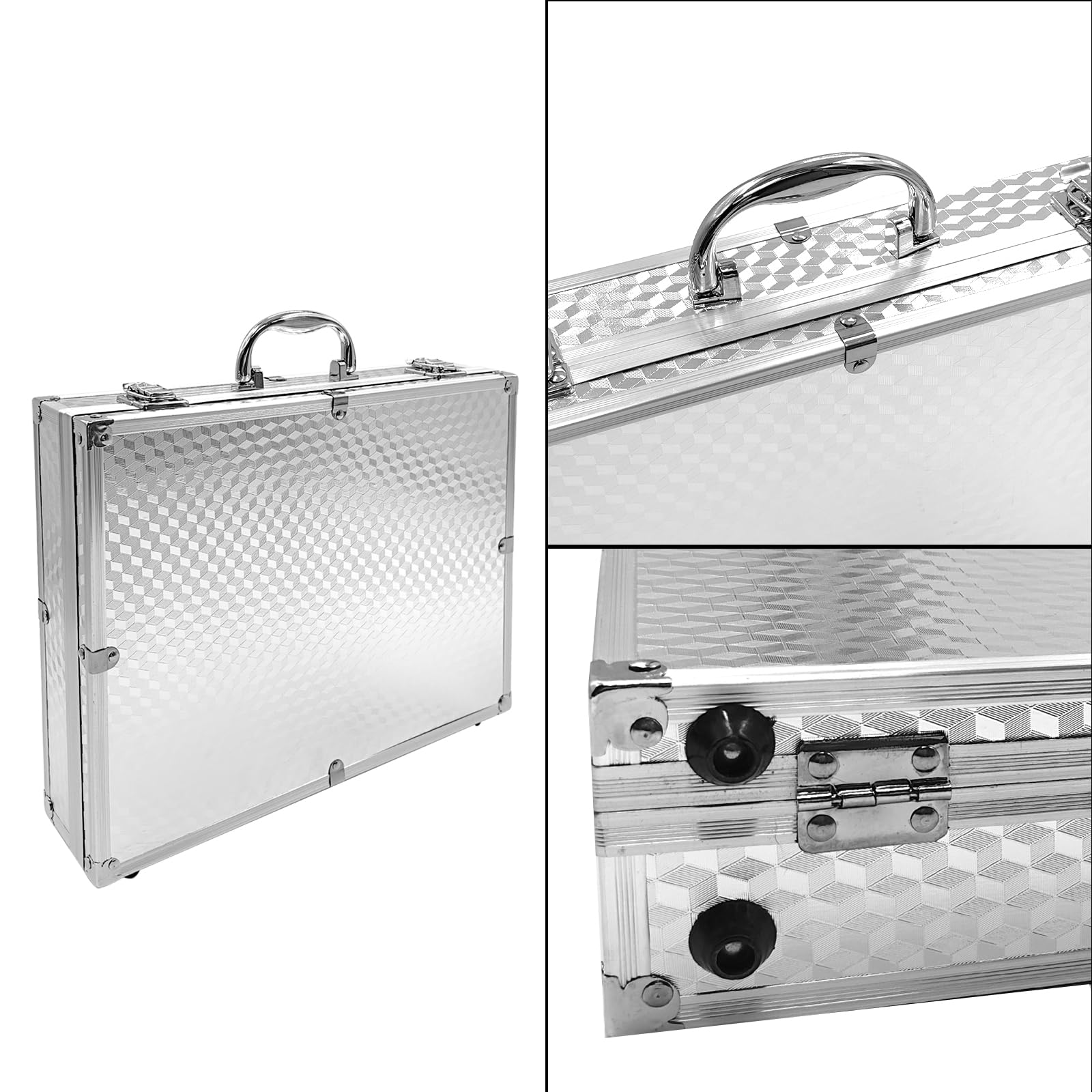 Musiin Audio Equipment Microphone Portable Case, with a Sturdy Aluminum Alloy Structure - Image 4