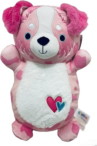 Miniatura 1 de Squishmallows Original HugMees Magnis The Australian Shepherd Pink Dog - Peluche de San Valentín - Peluche oficial grande y ultrasuave de Jazwares