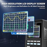 Vista 3 de Hantek 2C42 Multímetro osciloscopio de mano 2 en 1 Probador multifunción 2CH+DMM 40MHz alcance