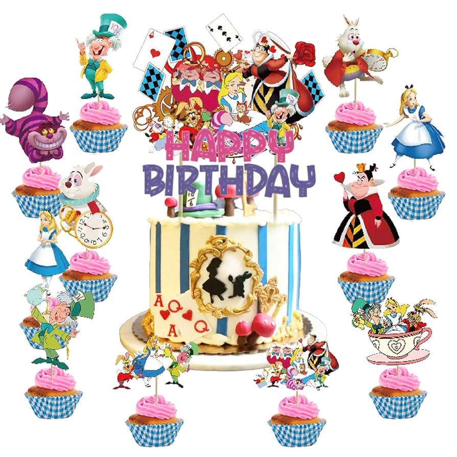 Amazon.co.jp: 不思議の国のアリス 誕生日パーティー用品 アリス