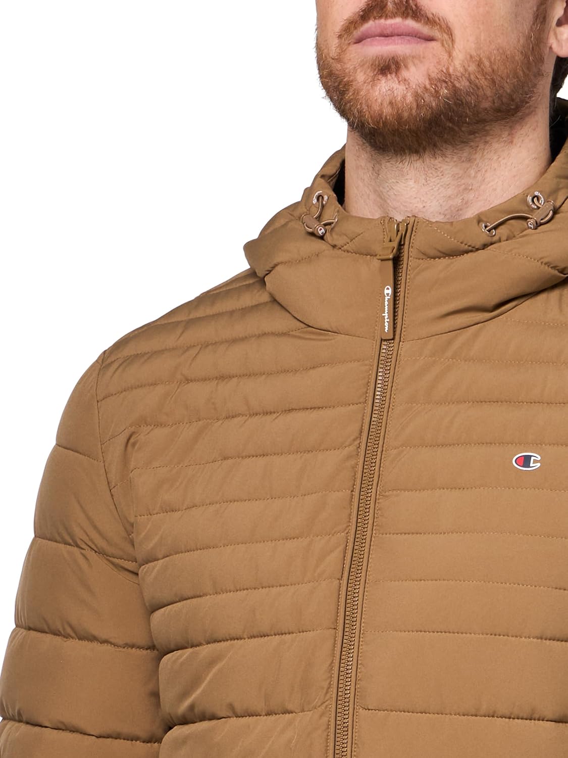 Champion mens Lightweight Hooded Puffer Jacket - Image 3