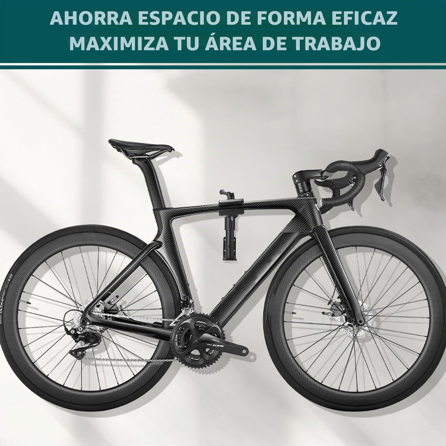 Soporte de reparación de bicicletas 2 en 1 para pared y banco de trabajo