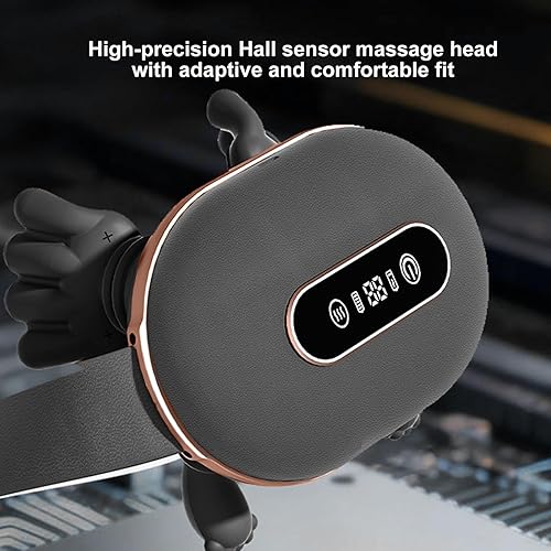 Miniatura 2 de Masajeador de cuello para aliviar el dolor de tejido profundo simula un masaje de manos real con masajeador eléctrico de calor para cuello, espalda,