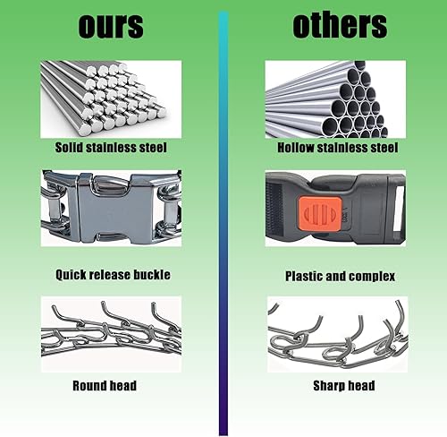 Miniatura 5 de Collar de entrenamiento para perros, collar ajustable para perros con hebilla de liberación rápida, collar sin tirones para perros pequeños,