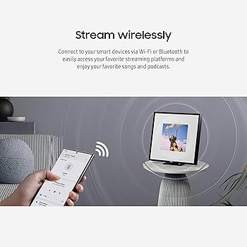 ミュージック GALAXY Amazon.com: SAMSUNG LS60D Music Frame Smart Speaker with