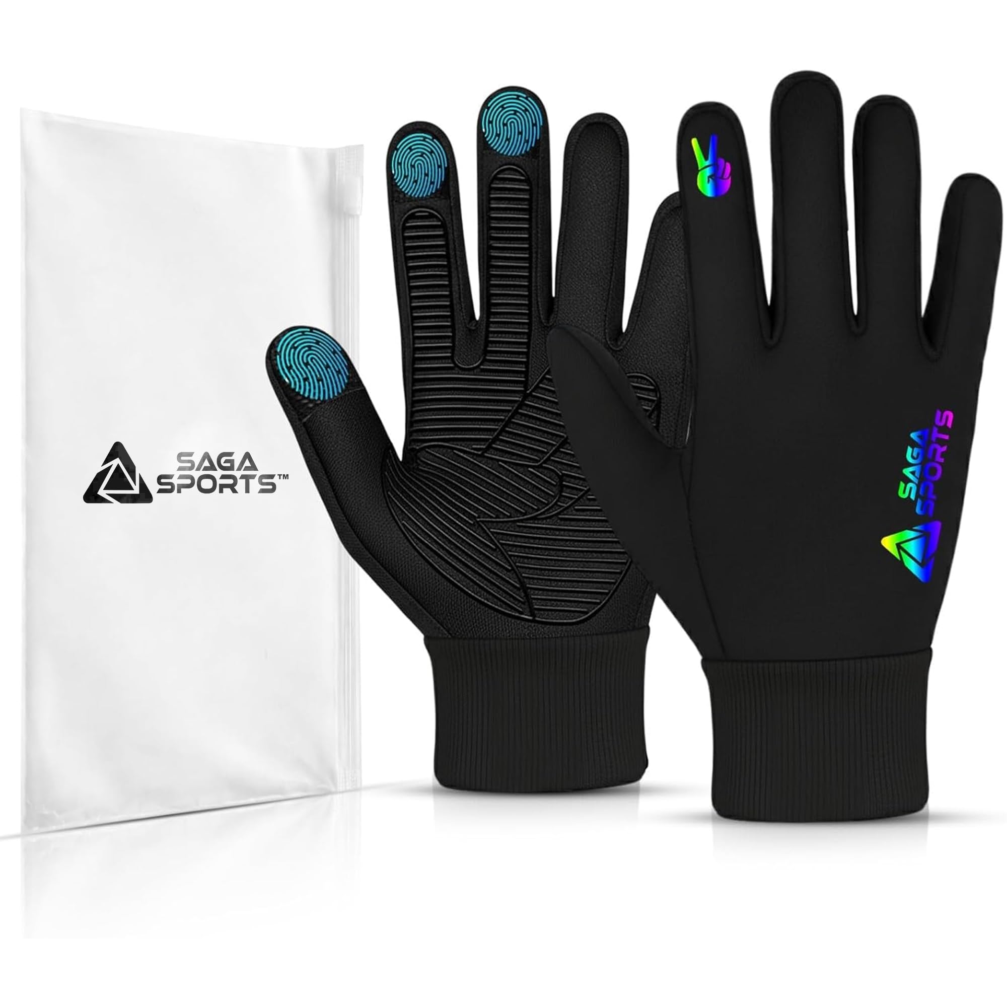 Gants Ski Enfant 5 Ans Résistants à l'Eau Tactiles Antidérapants Chauds Lavables en Machine