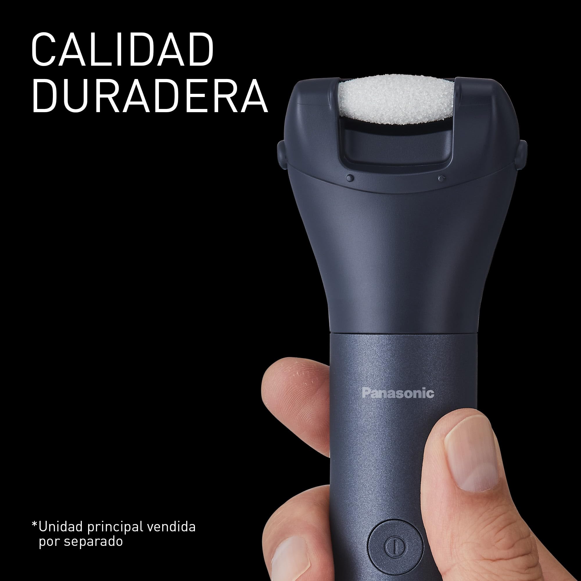 Panasonic ER-CFC1-A503 MULTISHAPE [Sistema De Cuidado Personal] Accesorio Cabezal para el Cuidado de los Pies, Lima Eléctrica para Pies, Removedor de Durezas, Microcerámica, Negro