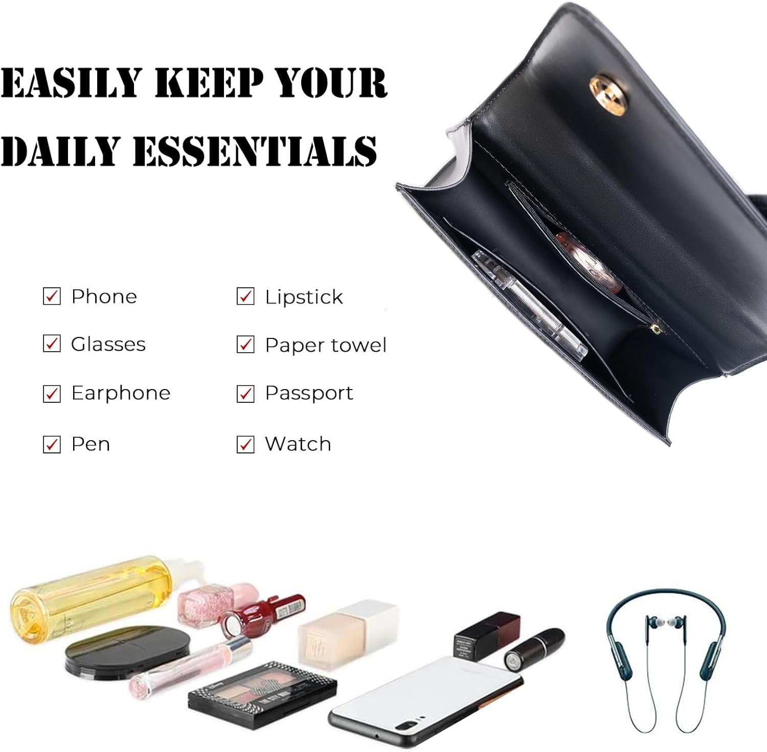 boshiho Women's Straw Crossbody Shoulder Bag Woven Raffia-Style Beach Purse Top Handle Satchel Handbag for Summer Vacation - Image 6