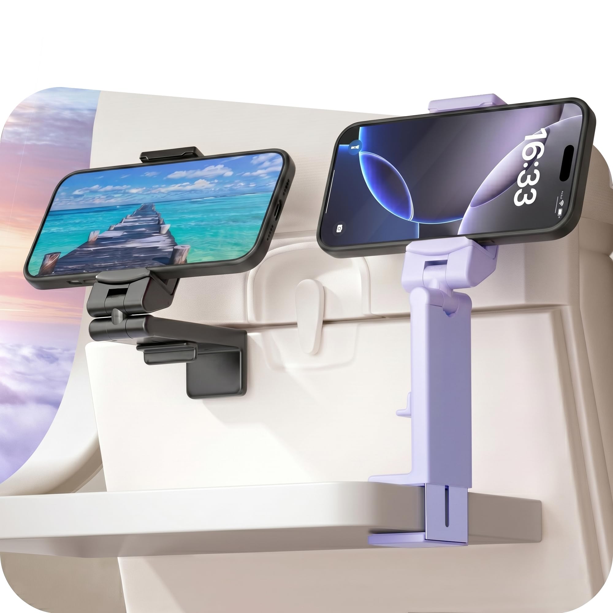 Perilogics Airplane Phone Holder Mount Universal