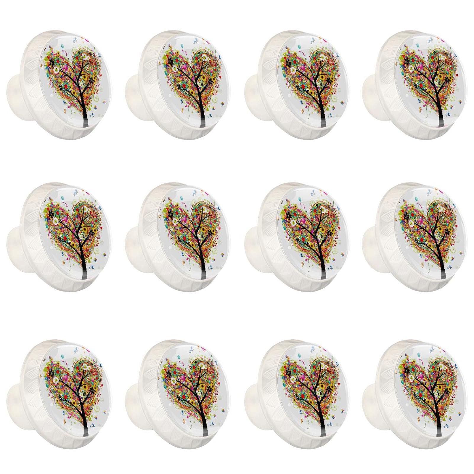 Boutons d'armoires ronds Joyeux anniversaire pour tiroir de cuisine et commode de chambre