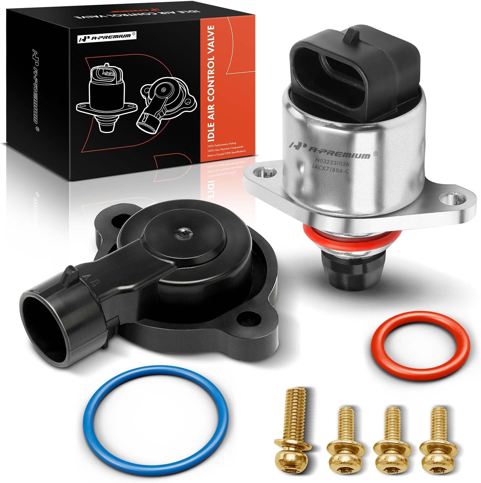 Idle Air Control Valve IAC + Throttle Position Sensor TPS Compatible with Chevy, GMC, Cadillac, Pontiac - 99-02 - Silverado, Suburban, Tahoe, Sierra, Yukon, Firebird, GTO, Escalade & More