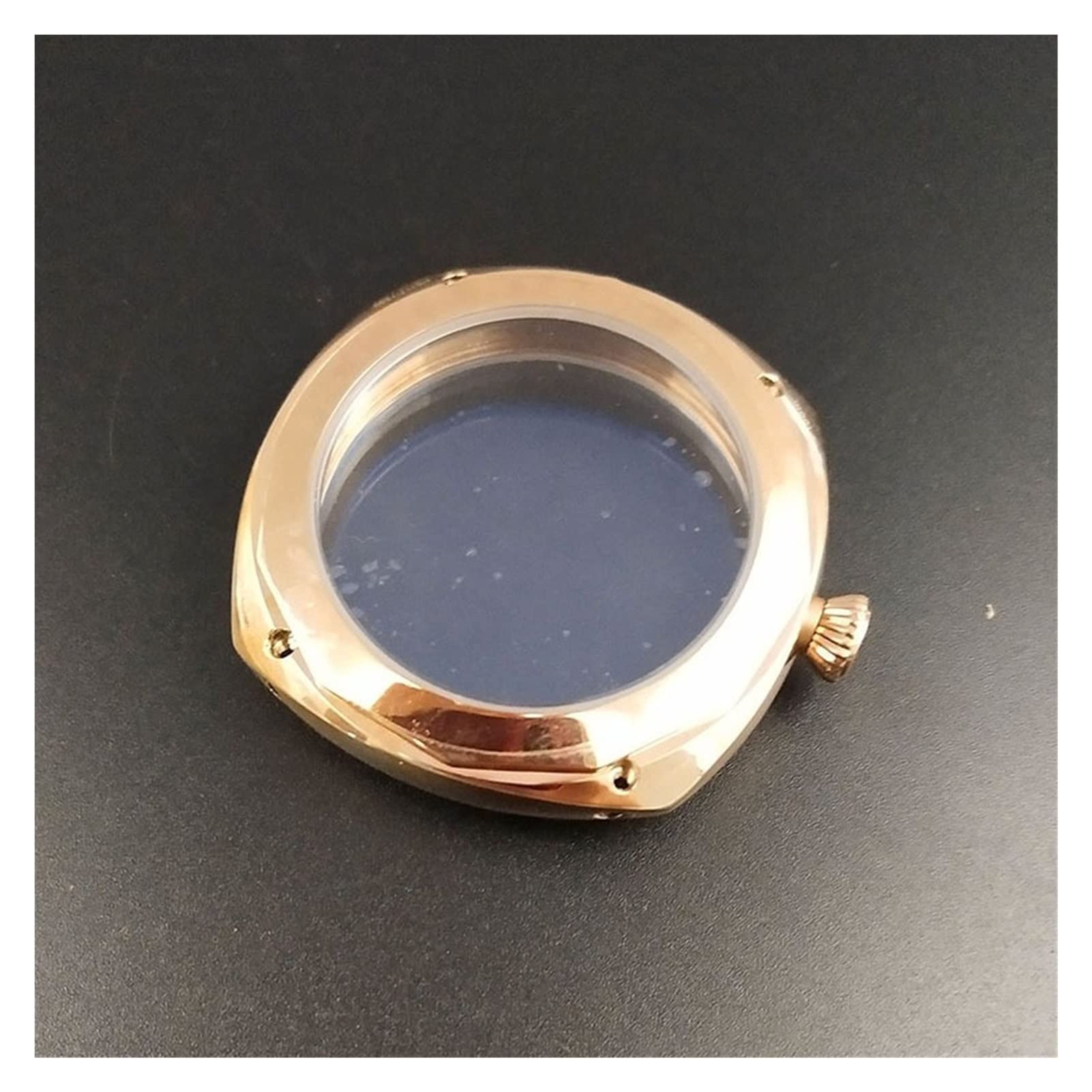 45 mm obudowa zegarka zegarek polerowana stal nierdzewna złota obudowa kompatybilna z ETA 6497/6498 mechanizm akcesoria do zegarków części naprawcze obudowa zegarka ramka