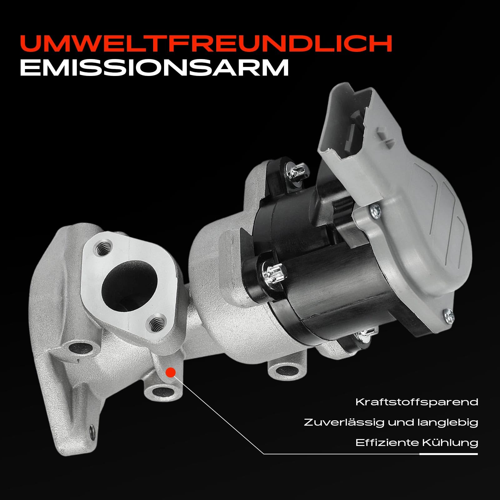 Frankberg 2 válvulas EGR enfriadoras de recirculación de gases de escape | Compatible con: Discovery III L319, Discovery III Furgoneta L319, R.a.n.g.e R.o.v.e.r Sport L320, Discovery IV L319