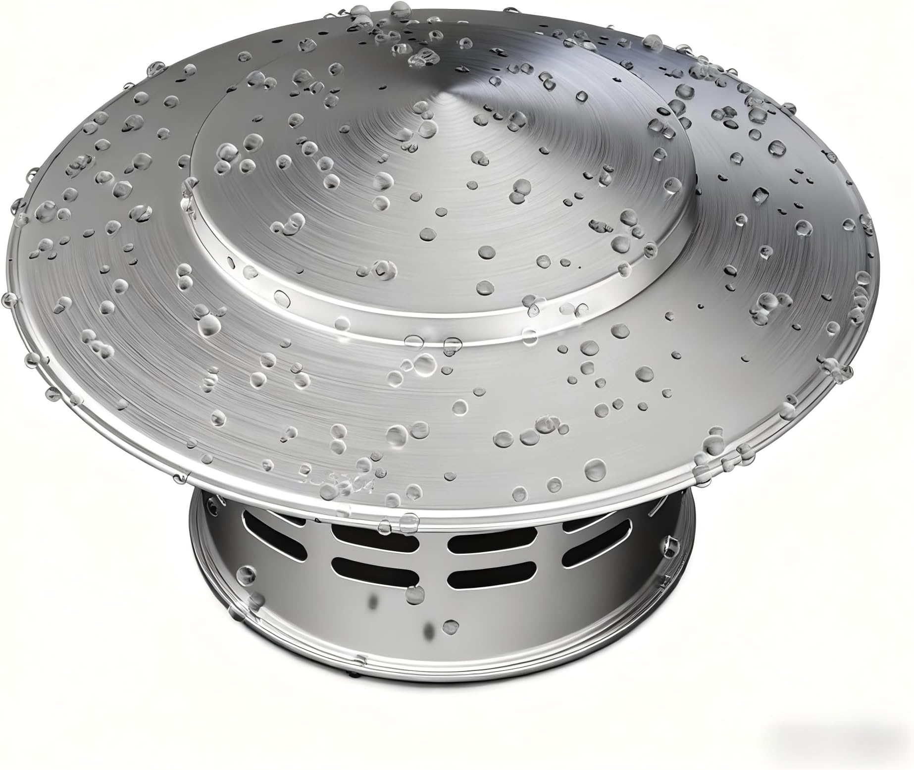 3 Inch Stainless Steel Chimney Cap Heavy Duty Stove Pipe Cap with Mesh Screen for Wood Stove, Tapered Roof Flue Vent Cover - Outdoor Fireplace Protection