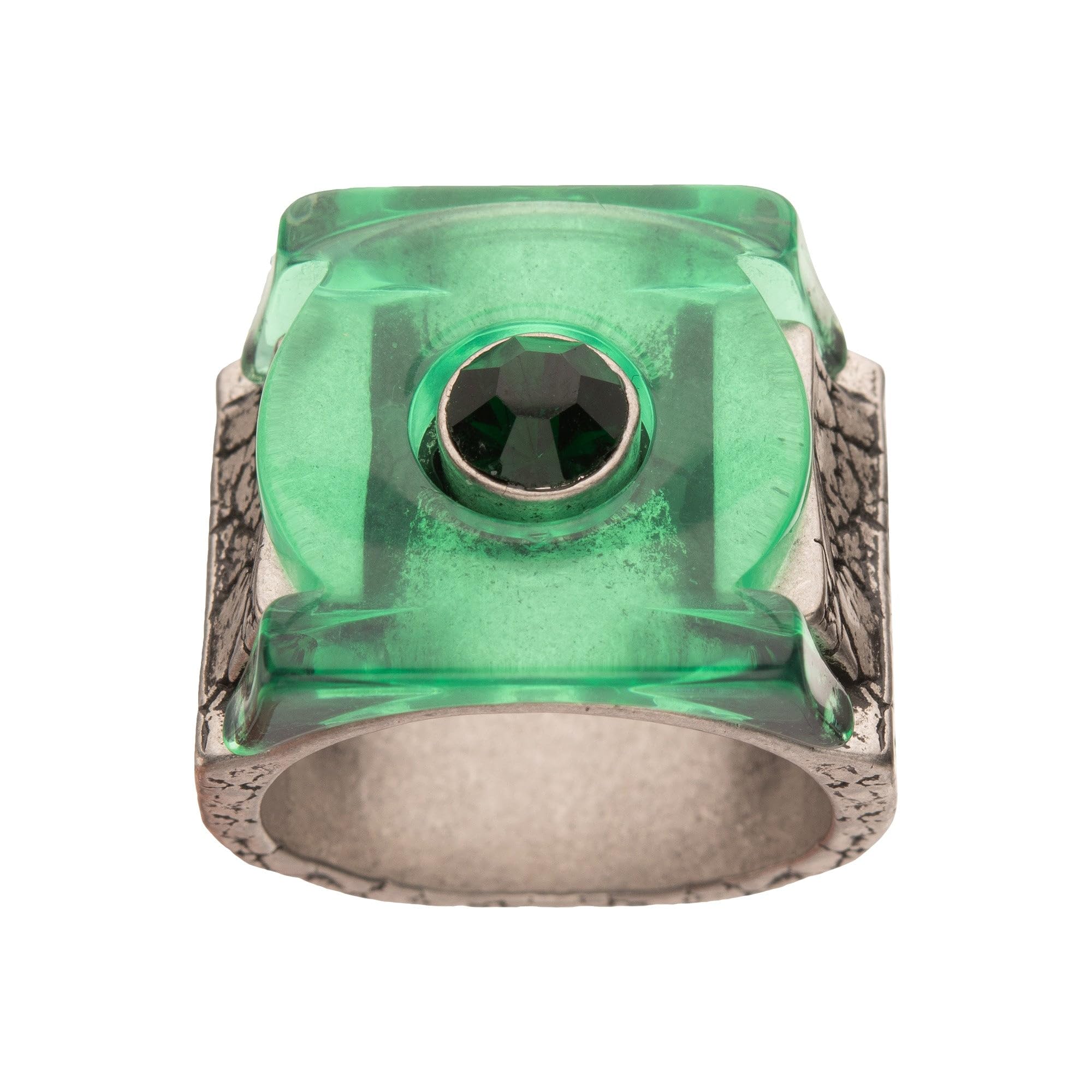 SalesOne Superman Green Lantern Ring, 7 UK, Metal, No Gemstone