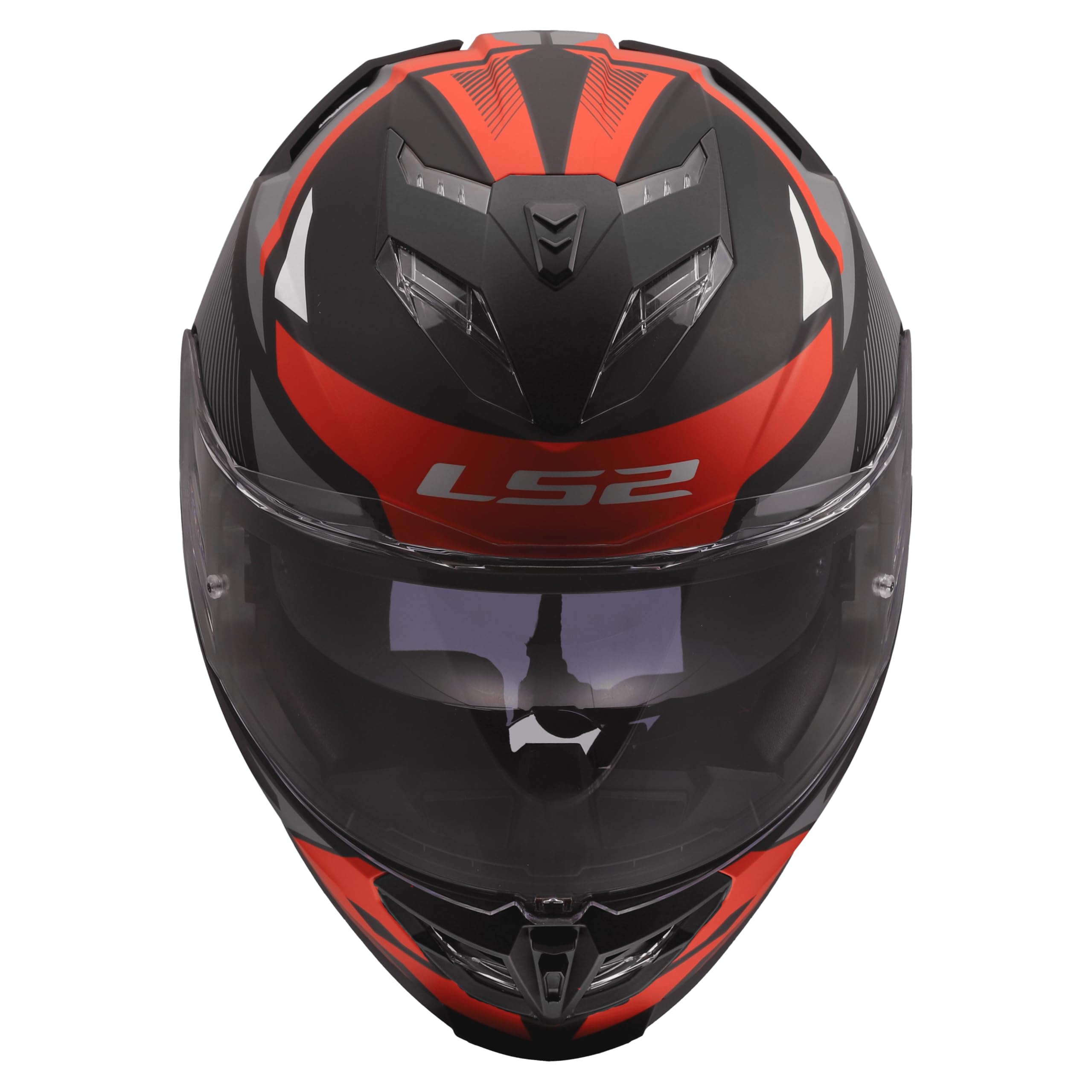 LS2, Casco Moto Integral STORM III KOMAI Black Red, XXS