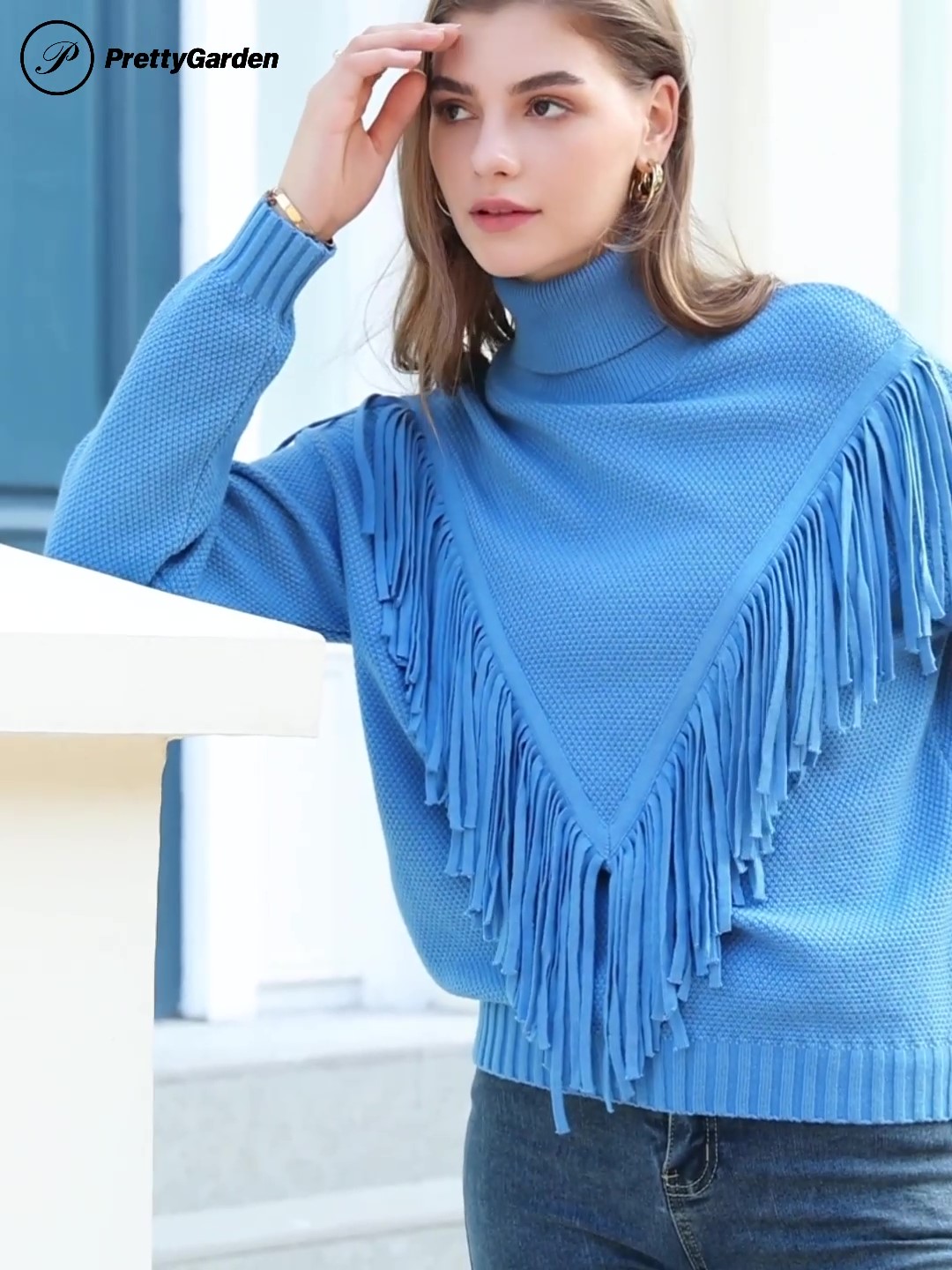 Cable Knit Sweater For Women