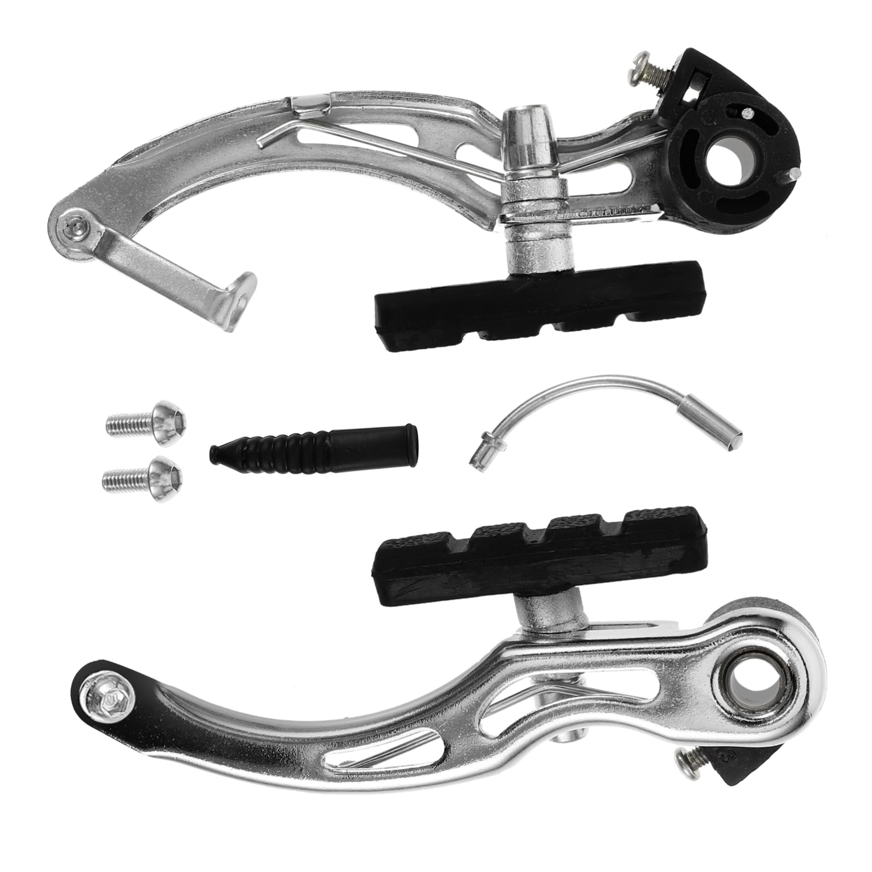 Anneome Mountain Bike Disc Brake Kit Professional Bike Brake Calipers Aluminum Alloy Pads