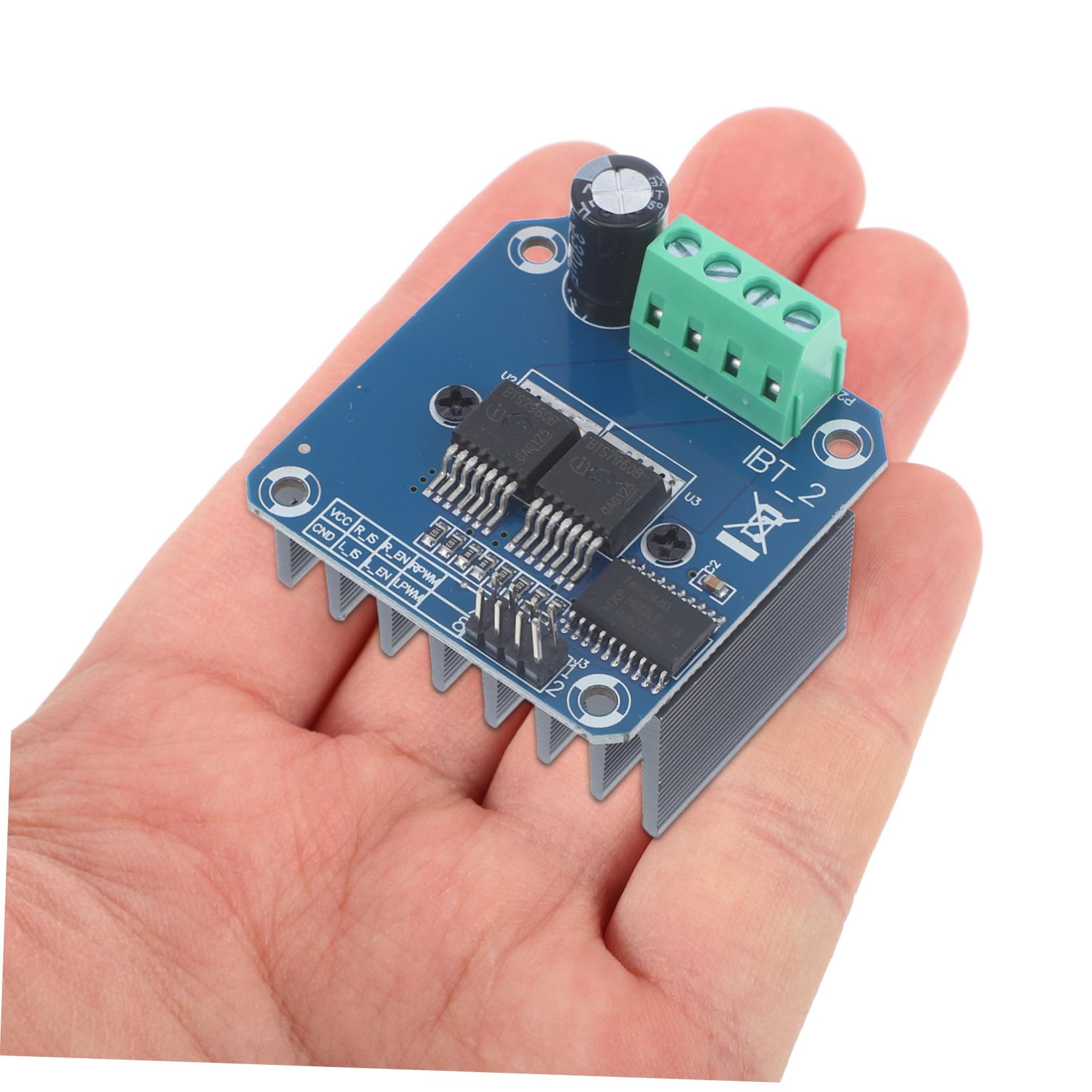 LALAFINA 2piezas Módulo de Accionamiento del Motor 43a Módulo Controlador del Motor Protección de Aislamiento 5v Indicador de Voltaje Control de Velocidad Pwm para Aplicaciones
