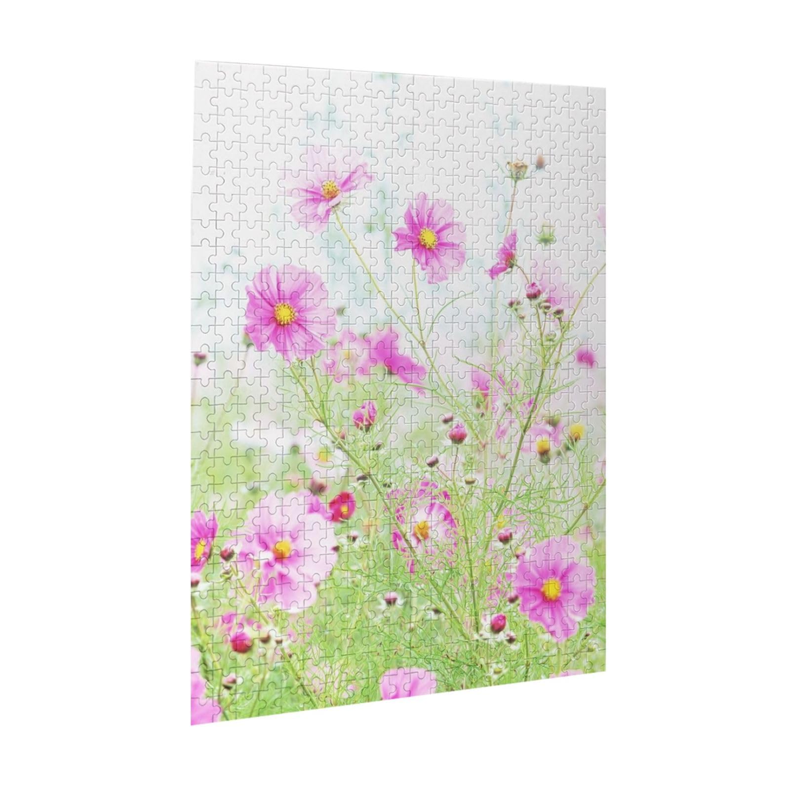 Amazon.co.jp: ジグソーパズル マイクロピース ピンクの花 500