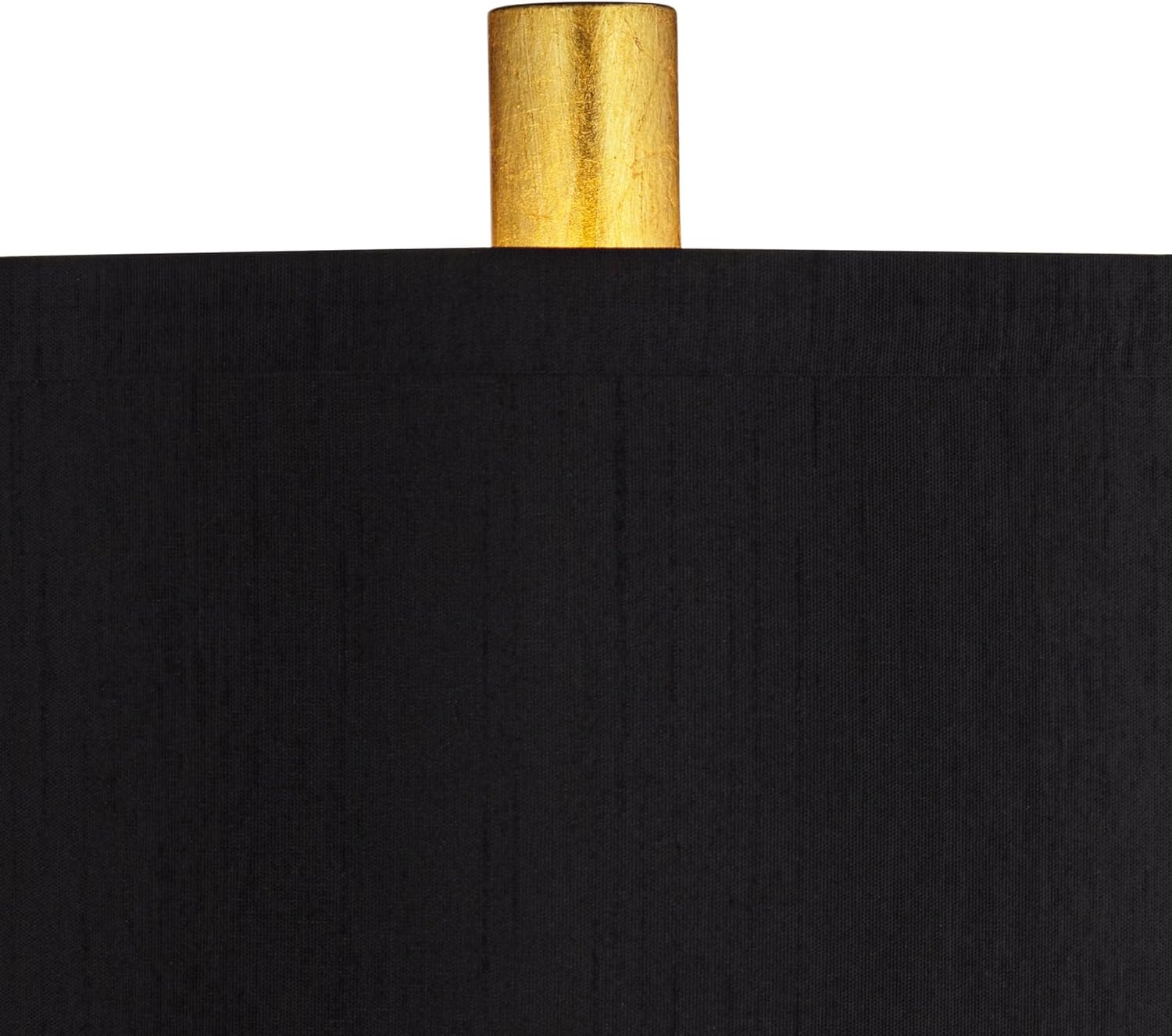 Possini Euro Design Minerva 32" Tall Large Modern Glam Luxury End Table Lamp Sculptural Gold Leaf Finish Marble Black Shade Living Room Bedroom Bedside Nightstand House Office Home Reading Kitchen