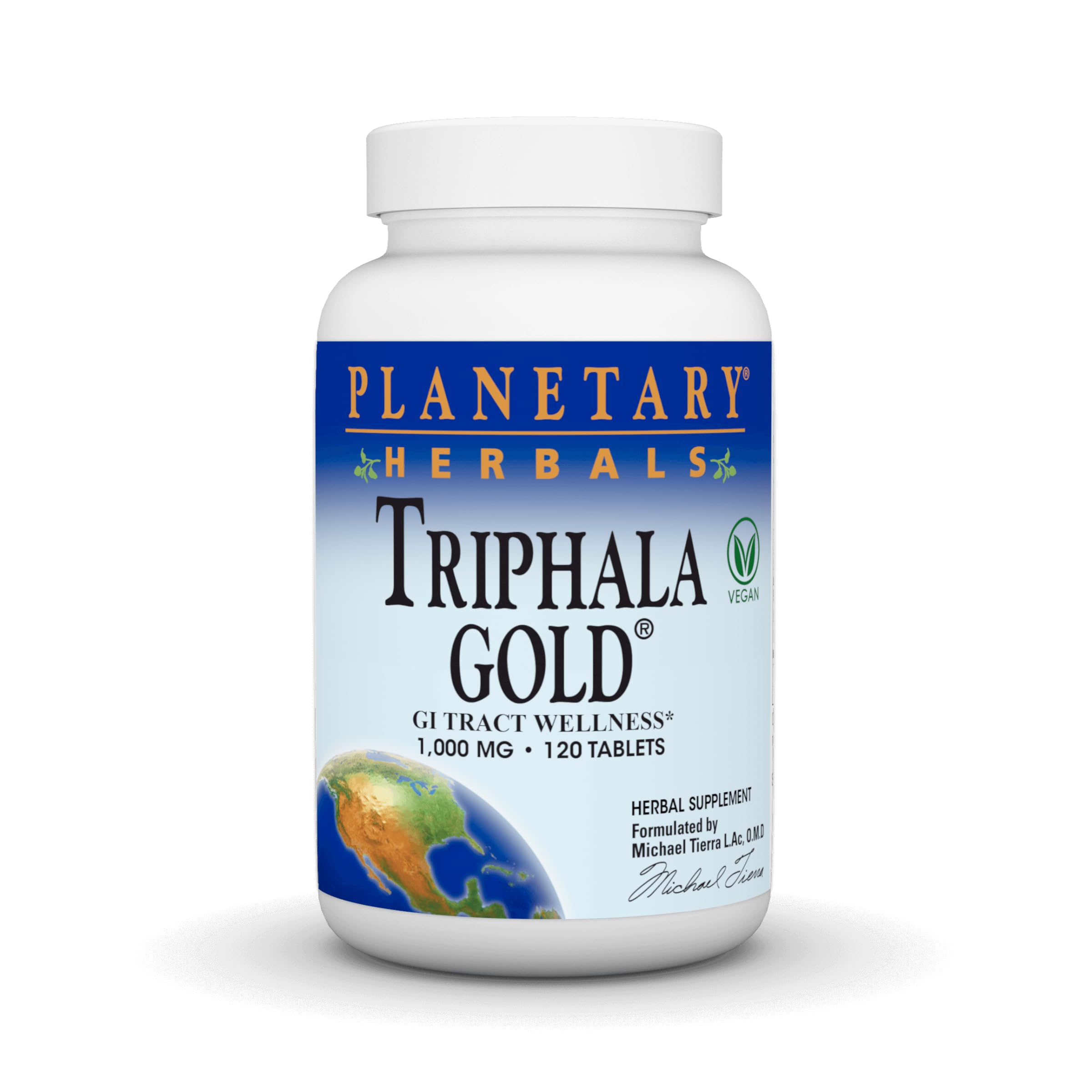 Planetary Herbals Triphala Gold 1000mg - 120 Tablets
