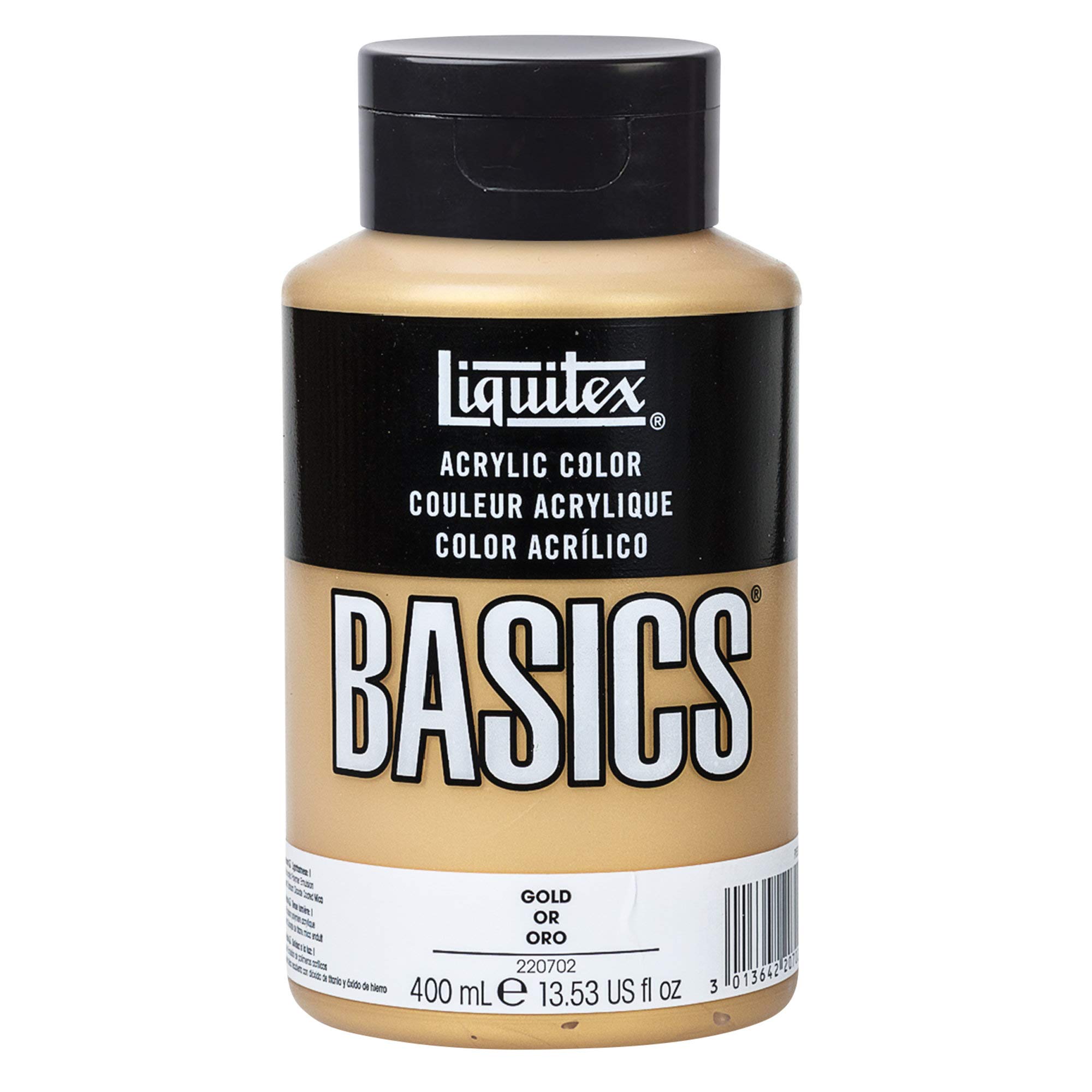 LiquitexBASICS Acrylic Paint, 13.5-oz bottle, Gold