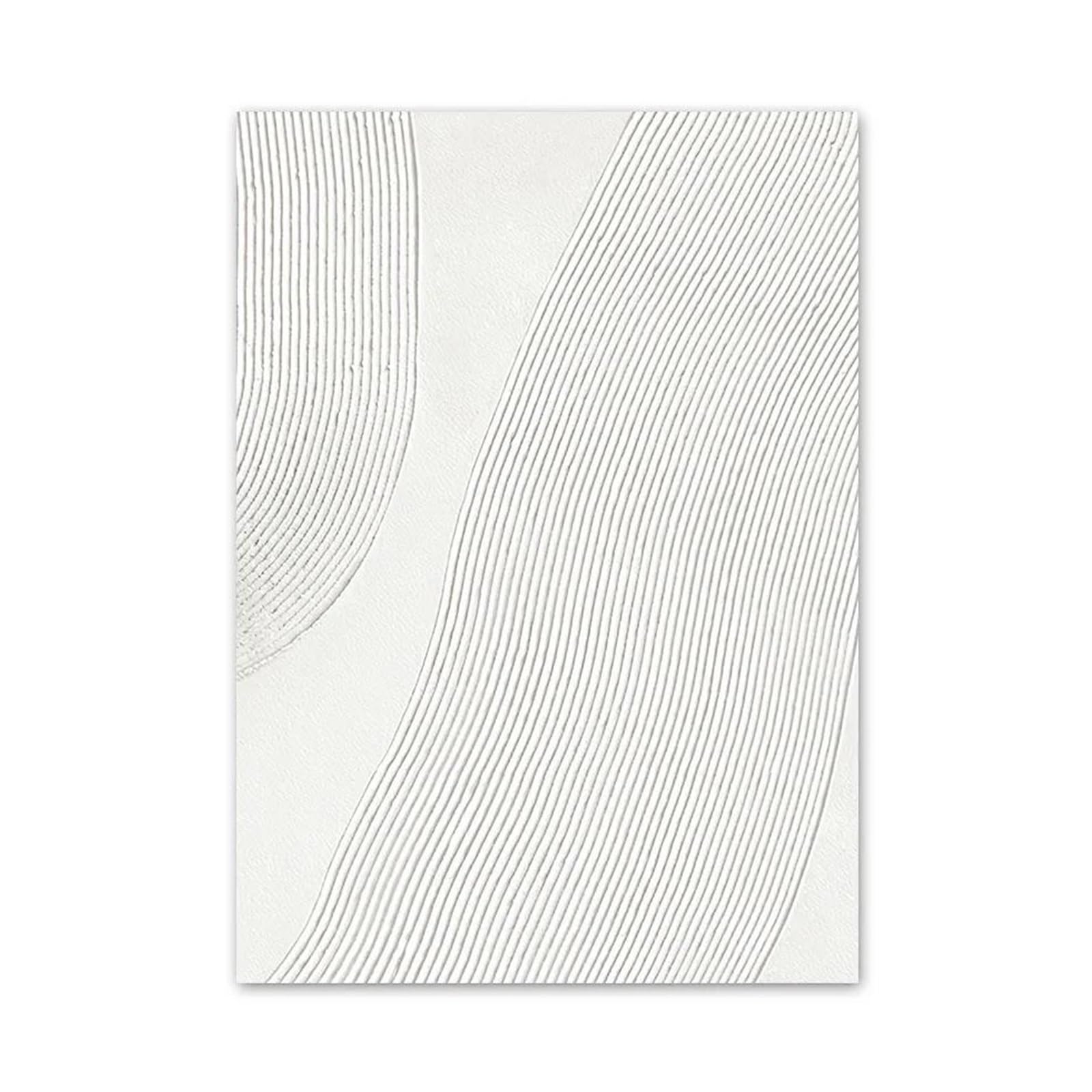 Xenite Girls H Wall Art Canvas Prints Abstract Minimalism Lines Stripe Wall Art Posters No Frame Canvas Pictures For Living Room Decor(,30X40cm)
