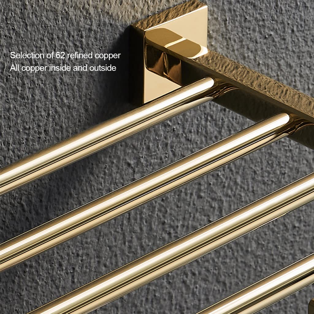 Beaux Laon handdoekstang 60 cm koper 01
