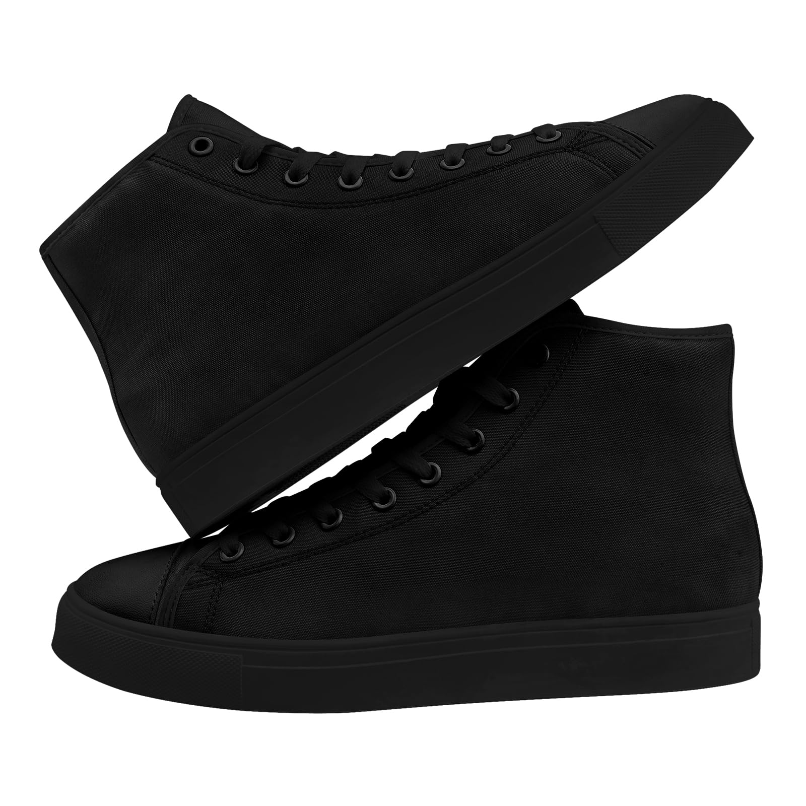 Personalisierte Paar High-Top Canvas-Schuhe für Herren und Damen - Geschenk für Paare mit Foto und Namen, leichte Flache Freizeit-Sneaker