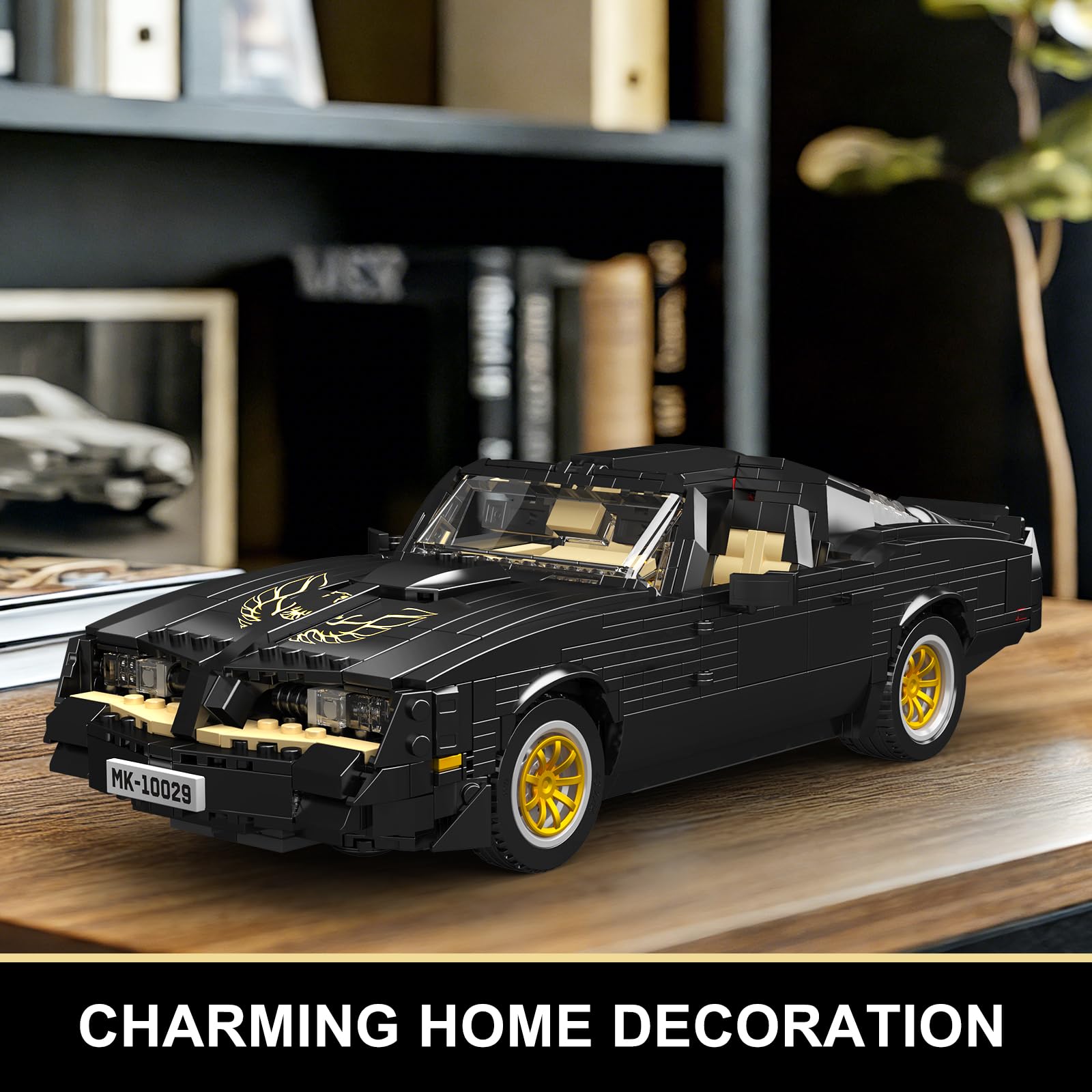 Mould King 10029 Tecnología Coche Deportivo Modelo Bloques de Bloques de Construcción Kit, 1157+ Piezas Modelo de Coche Clásico Creativo, MOC Racing Car Bloques de Construcción Kit para Adolescentes