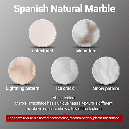 Miniatura 7 de Sucelating Apliques de pared de alabastro negro de 13.8 pulgadas, apliques de pared de mármol natural, juego de dos apliques de alabastro para