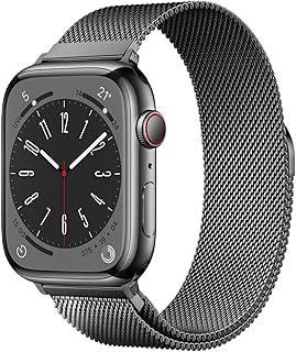 BRG Stainless Steel Loop Compatible with Apple Watch Band 38mm 40mm 41mm 42mm 44mm 45mm 49mm, Magnetic Clasp Replacement Band for iwatch Series Ultra 1/2 SE 9 8 7 6 5 4 3 2 1