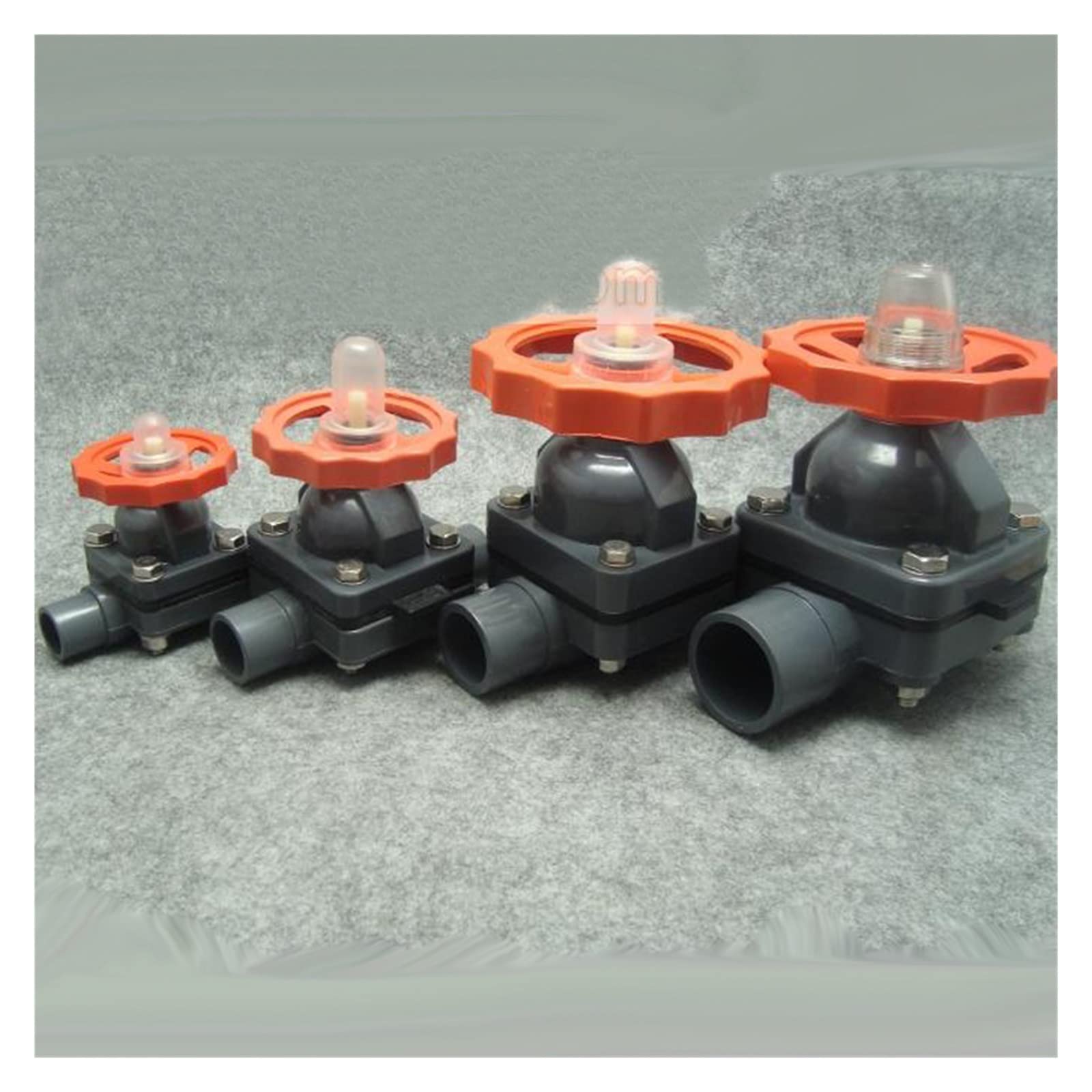 Tipo di Presa for valvola a Membrana in PVC DN15 DN20 DN25 DN32 UPVC Valvola Resistente agli acidi Manuale(DN32)