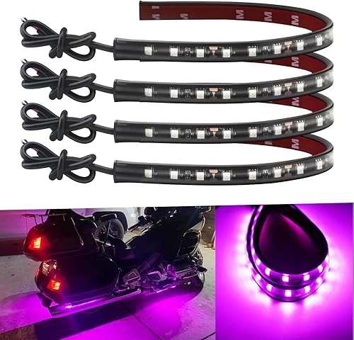 Tira de luces LED para automóvil, 12.75 pulgadas, impermeables, para automóviles, motocicletas, carrito de golf, interior y exterior, barco marino,