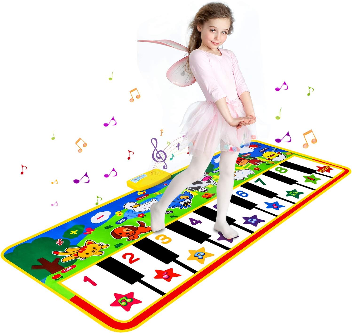 Shayson Dance Mat, Piano Mat for Kids 19 Keys Piano