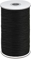 Vista 12 de Coopay Cordón elástico de 100 yardas de largo, 1/2 pulgada de ancho, cuerda elástica, cuerda elástica, carrete de punto para coser