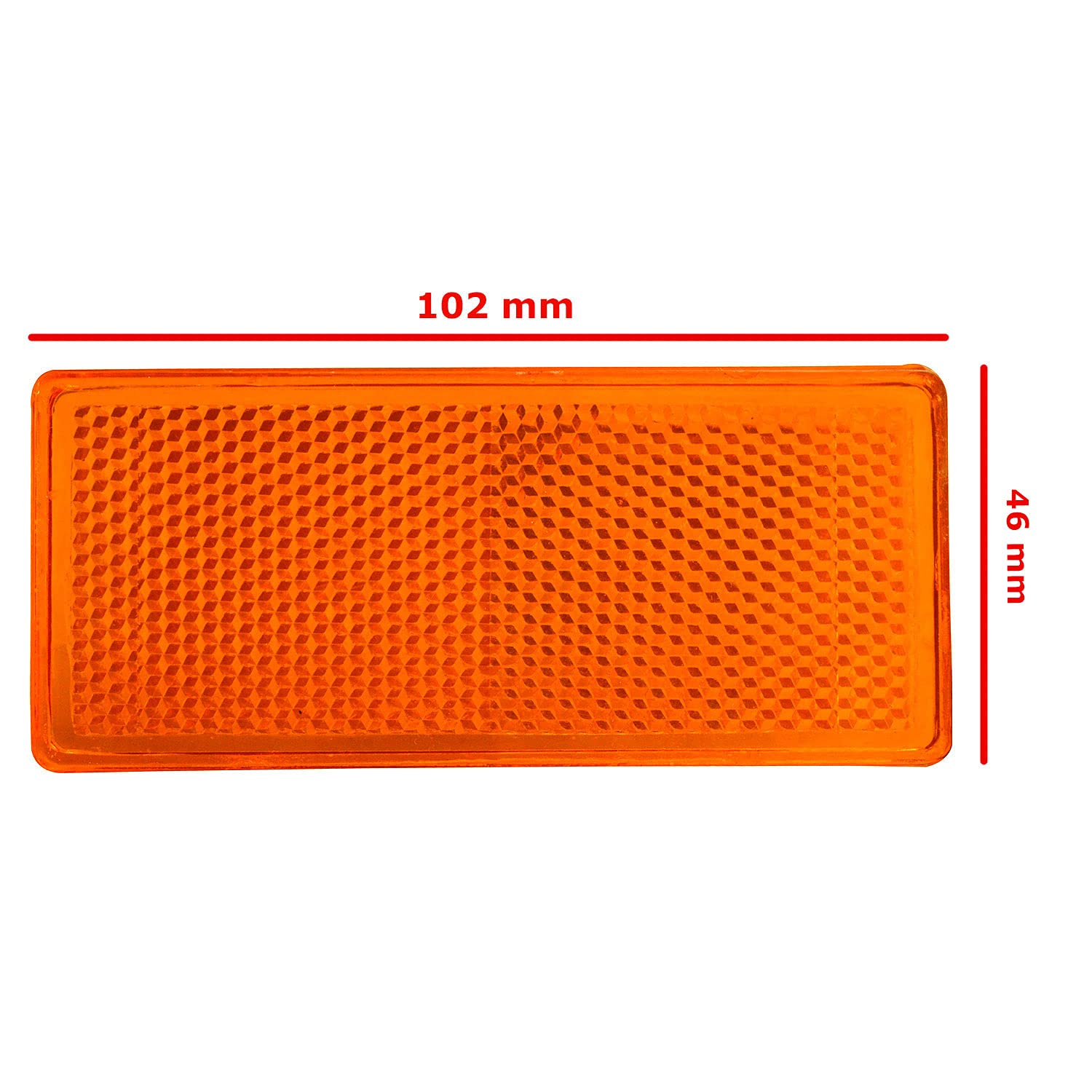 4 x AMBRA Indicatore Indicatore Lato Posteriore Riflettore Di Coda Camion Chasis rimorchio- 15000102