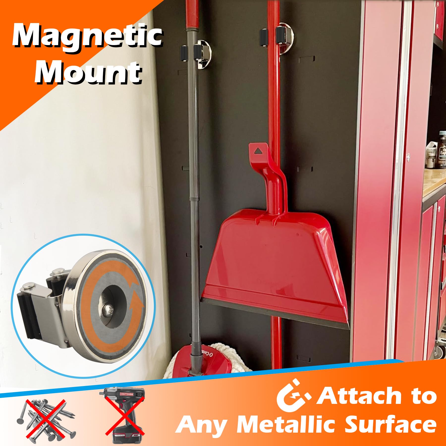 MUTUACTOR Magnetic Broom Holder - Image 2