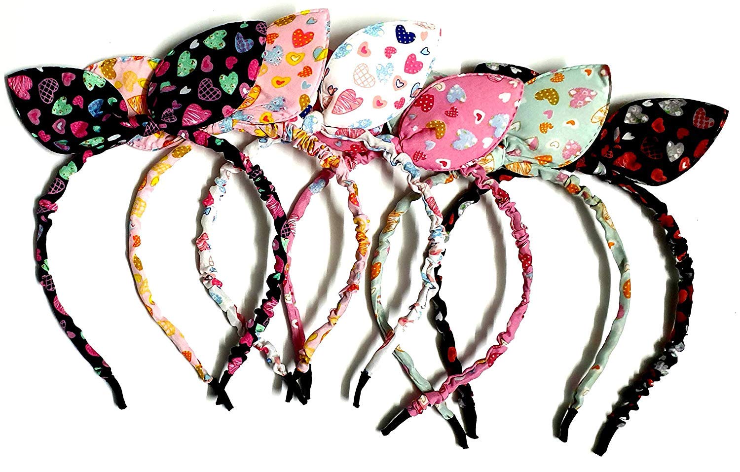 Drishti Rabbit Ears Hairband Plastic Headbands for Baby Girls, Pack of 6 (Multicolor) (B07XTNMWLX) Amazon Price History, Amazon Price Tracker