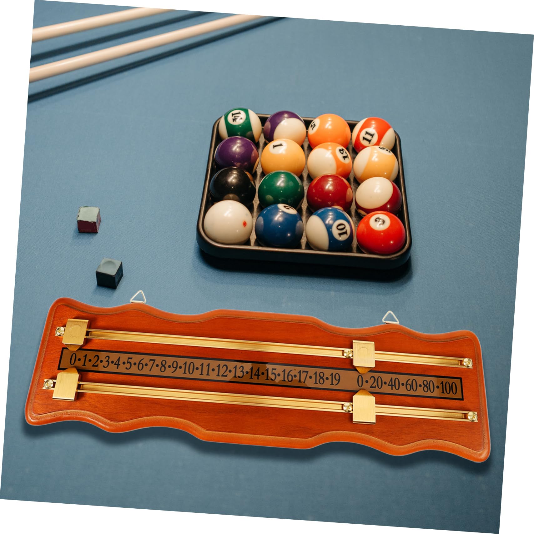 UPKOCH Tabellone Segnapunti per Biliardo Tabellone Segnapunti Sportivo Tavolo Biliardo Portatile per Snooker