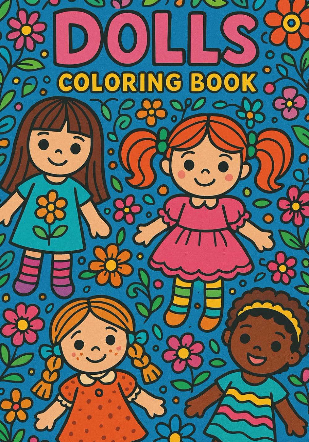 DOLLS: Coloring Book
