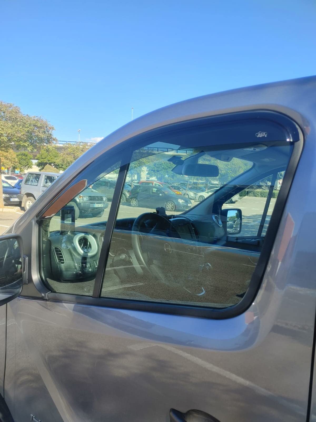 Deflectores Compatible con Renault TRAFIC | Desde 2014+ Derivabrisas Exteriores Delanteros