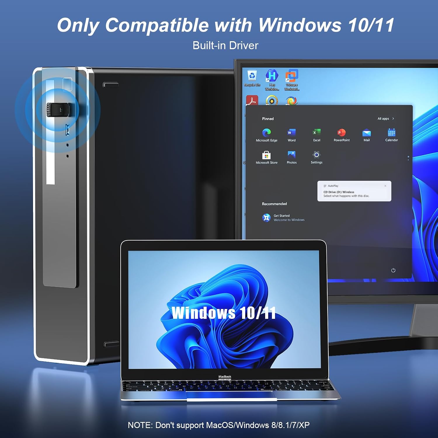 WONLINK AX900 NA1605 compatibility with Windows 10/11